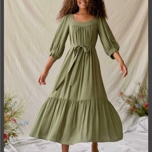 christy dawn bianca dress in washed pine